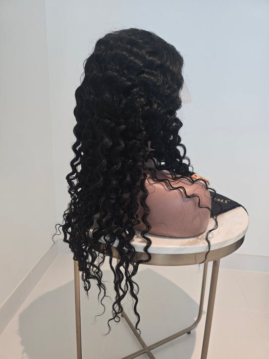 Black curly
